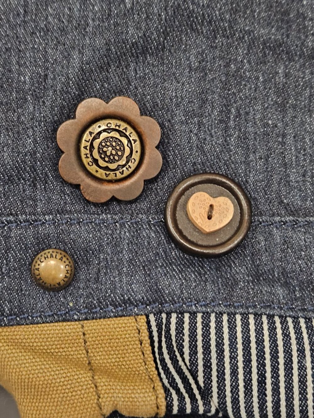 Chala Denim  shoulder to cross body bag - Picture 8 of 10